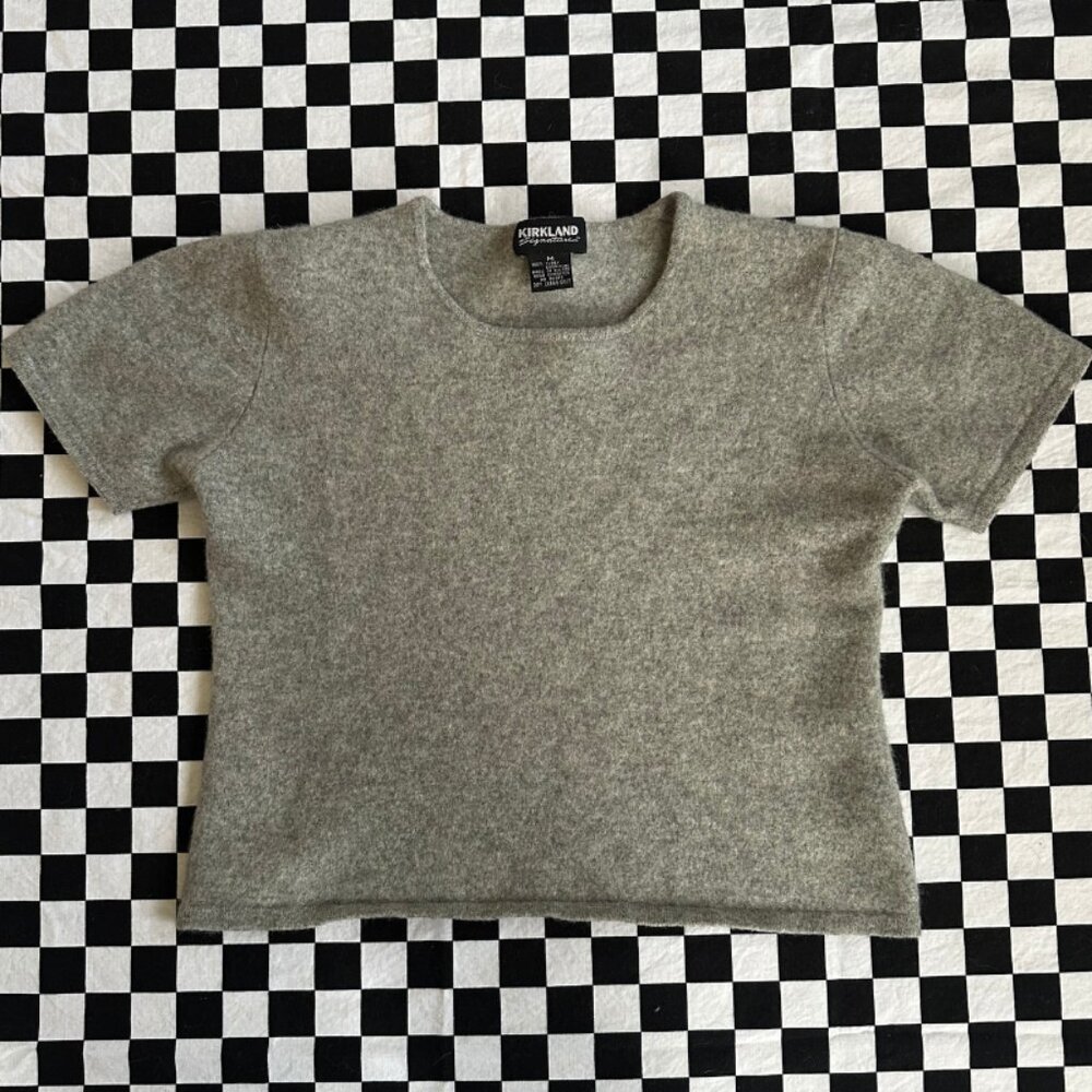 Vintage Kirkland 100% Cashmere Cropped Sweater